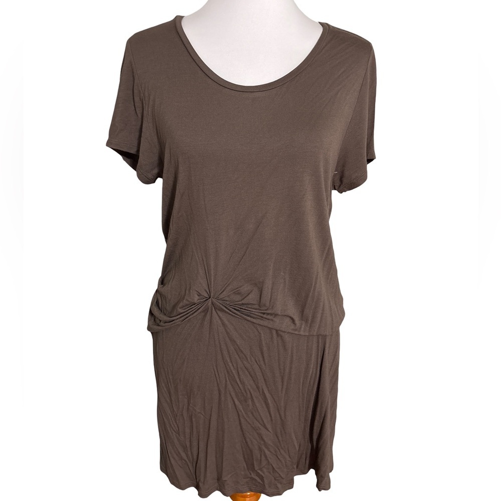 Anthropologie Deletta Tunic Top Brown